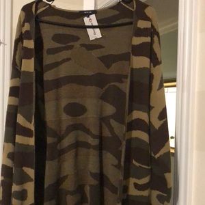 Camo cardigan. Miss Me brand new with tags.